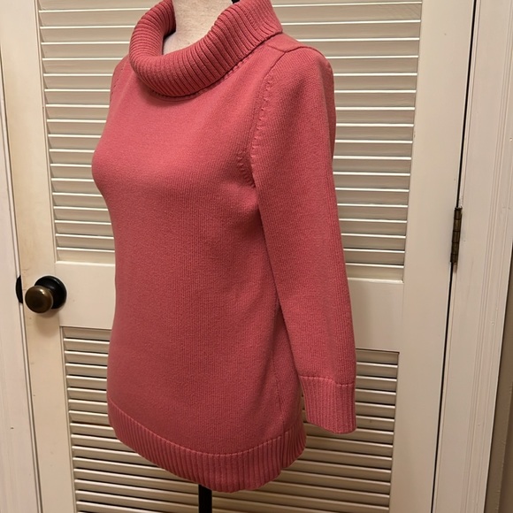 Talbots Cowl Neck Sweater in Coral, Size Medium, EUC - Picture 9 of 15
